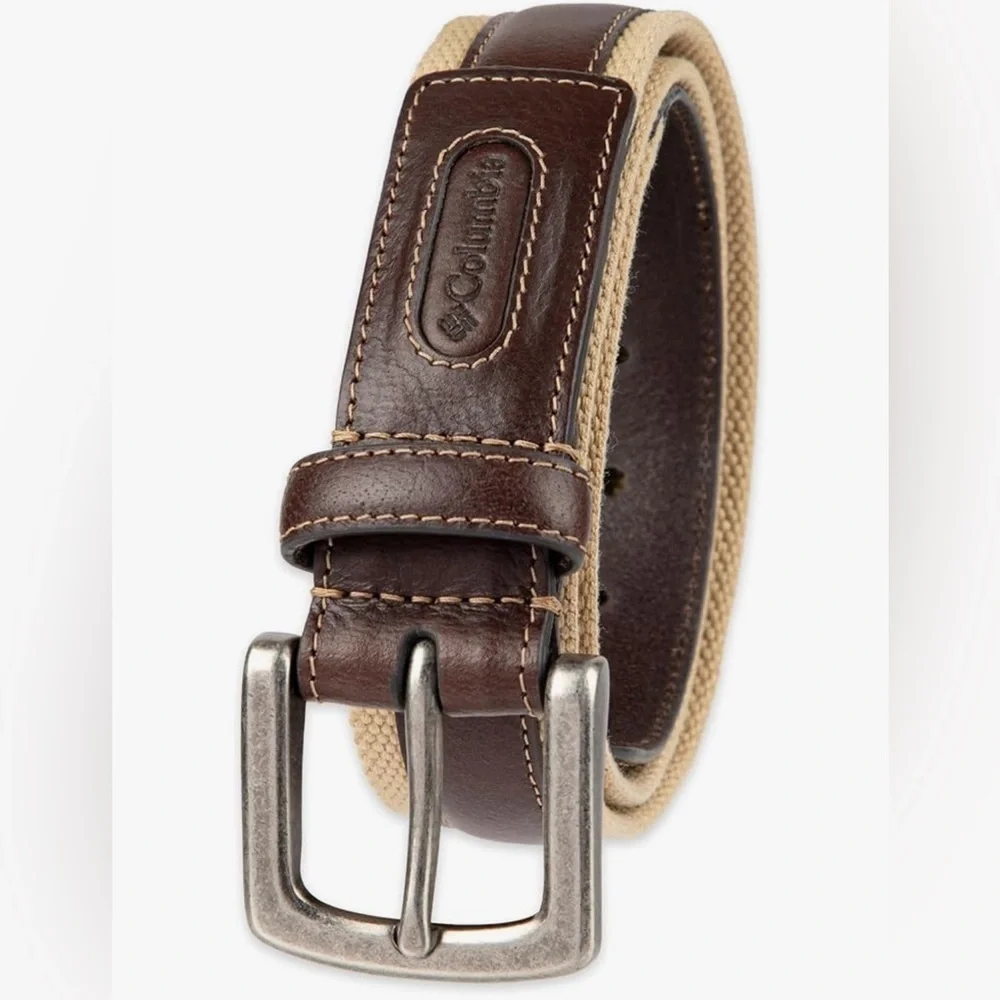 Columbia Men's Everyday Comfort Casual Fabric Belt 42